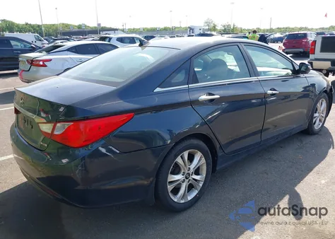 2012 Hyundai Sonata Limited z USA, uszkodzony, nr VIN 5NPEC4AC4CH324296